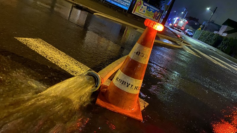 Podtopienia na Jasińskiej