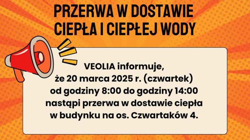 BRAK CIEPŁA  os. Czwartaków 4