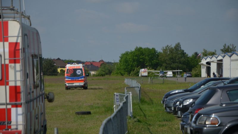 WYPADEK SAMOLOTU W JANIKOWIE