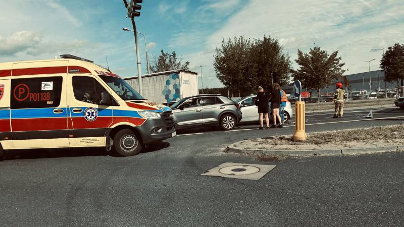 WYPADEK NA WARSZAWSKIEJ