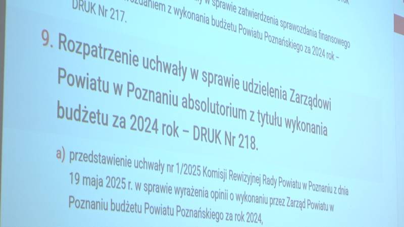 ABSOLUTORIUM DLA STAROSTY