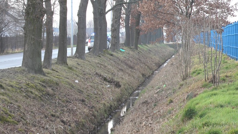 ZWŁOKI MĘŻCZYZNY W PRZYDROŻNYM ROWIE